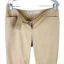 J.Jill  Pants Capri 10 Bamboo Beige Stretch Genuine Fit Below Waist Cuff Hems New Photo 4