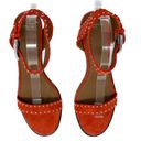 Givenchy  “Elegant” Suede Studded Strap Ankle Wrap Block Heel Sandals size 38 Photo 2