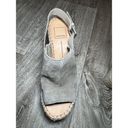 Dolce Vita Shan Platform Wedge Grey Suede Snakeskin Size 7.5 Photo 4