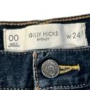 Gilly Hicks Sydney Cuffed Daisy Duke Cutoff Shorts Dark Wash Denim Size 00/24 Photo 6