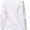 Good American  White Holographic Crewneck Pullover Sweatshirt Size 4 Photo 0