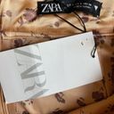 ZARA  Satin floral Printed Midi Skirt Large NWT Photo 6