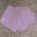 Lululemon Lilac Purple Hotty Hot Shorts Photo 1