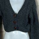 Urban Outfitters  Gray Cropped Cardigan size S Photo 4