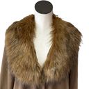 Michael Kors NWT  Faux Fur Collar Cotton Blend Cardigan Sweater Medium In Husk Photo 4