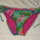 Tropical floral swim bikini bottom size large Multi Photo 0