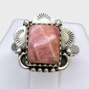 Sterling Silver Native Made  Rhodochrosite Ring - Sz 7 Photo 0