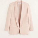 Mango  Structure Linen Blazer Photo 3