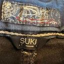 Silver Jeans  Suki Mid Capri W26 Denim Cropped Crop Jean size 26 Dark Wash Womens Photo 2