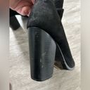 Bella Marie Open toe black suede bootie  Photo 6