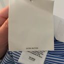 DKNY  | Cold shoulder stripe button down top Photo 2