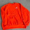 Krass&co Nica &  Orange Printed Text Crewneck Photo 1