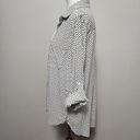 Velvet Heart  Elisa white black geo button down size medium Photo 5