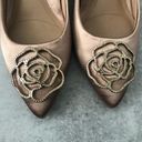 Taryn Rose  Maci Pump Heels Pink Blush Satin Fabric NEW Photo 3