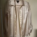 Silk Button Up Top Size M Photo 0