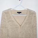 BCBGMAXAZRIA  tape knit sweater cardigan with crochet borders size S Photo 2