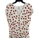 Yumi Kim Marianne Strawberry Dress Ivory Red Size 10 New Photo 2