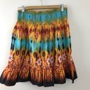 Tracy Evans Vintage Y2K  Light cotton tie dye Ruffle skirt tube top festival XL Photo 5