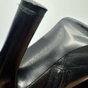 Ralph Lauren  Black Leather Heeled Bootiee Casual Chic Classic Round Toe Size 5.5 Photo 7