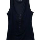 Dolce & Gabbana  Black Popover Tank Top Sz 40 Photo 0