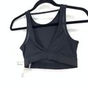 Zella Z By  Women's Size Small Sports Bra Stretch Scoop Neck Athletic Black Photo 1