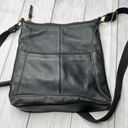 The Sak  Iris Leather Crossbody Bag Black Leather Shoulder Purse Small Sized Photo 8