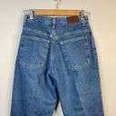 L.L.Bean Vintage  Flannel Lined High Waist relaxed fit jeans 6 petite Photo 3