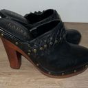 Lauren Ralph Lauren Leather High Heel Clog/Mules Photo 3