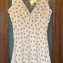 ZARA Strawberry Sleeveless Mini Dress Fit & Flare Lined Shift Cami small Photo 4