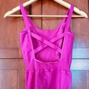 Free People Movement Good Karma Onesie Bright Pink Size XS/Small Photo 5