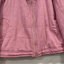 Sam Edelman  Denim Look Quilt Jacket Dusty Rose Large L Photo 2