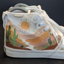 Daisy BANGS Desert  Embroidered High Top Sneakers White Womens 5.5 Shoes Lace Up Photo 7