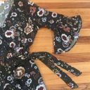 Umgee Pretty Floral  Wrap Dress Sz L Photo 3