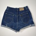 VTG 90s 80s Chic Denim Cutoff Jean Shorts Womens High Waisted Mom 12 (Waist 26") Blue Photo 5