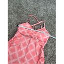 Carve Designs  Camari Tankini Rose Pink Pattern Open Strappy Back Swim Top 34C Photo 6