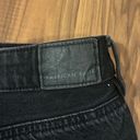 American Eagle Outfitters Black Distressed Denim Mom Shorts Photo 8