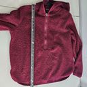 Banana Republic  Womens M Sherpa Half Zip Pullover Hoodie Sweatshirt Fleece Lined Photo 6