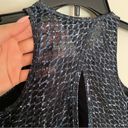 Peloton RARE  “With” Stardust Tweed Sports Bra Logo High Neck Mesh- Size Small Photo 5