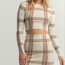 Full Tilt  Womens Plaid Sweater Skirt Photo 3