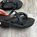 Teva Black Wedge Sandals Photo 5