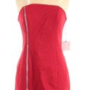 by the way. Red Strapless Dres Size M Photo 8