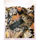 Rachel Zoe  long sleeve colorful oversized floral collared blouse NEW large Photo 3