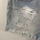 Urban Outfitters BDG UO Super high rise cheeky denim shorts light wash distressed fringe size 29 Photo 4