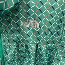 The North Face  Green Retro Patterned Jacket with Fleece Lining Women’s Medium Photo 1