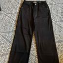 DL1961  Womens Black Button Closure High Rise Pants Size 28 Photo 1