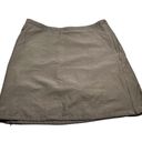 Patagonia Women’s Lined Zip Side Brown Skort Skirt Size 12 Outdoor Hiking Photo 0