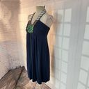 Boston Proper  beaded neckline halter mini tunic sundress size XS Photo 3