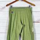 Aviator Nation  Womens Sweat Pants Sz S Green Pull On Training Workout Activewear Photo 2