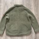 Free Country Olive Sherpa Jacket Shacket Photo 5