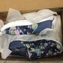 Vera Bradley Sneakers VB Cloud Slip On Quilted Womens Size 8 Blue/ Flower Photo 0